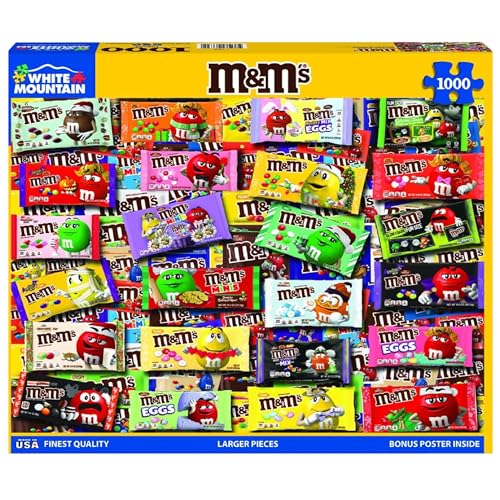 WHITE MOUNTAIN ألغاز جبل الأبيض - M&M's - 1000 قطعة لغز متشابك - Image 2