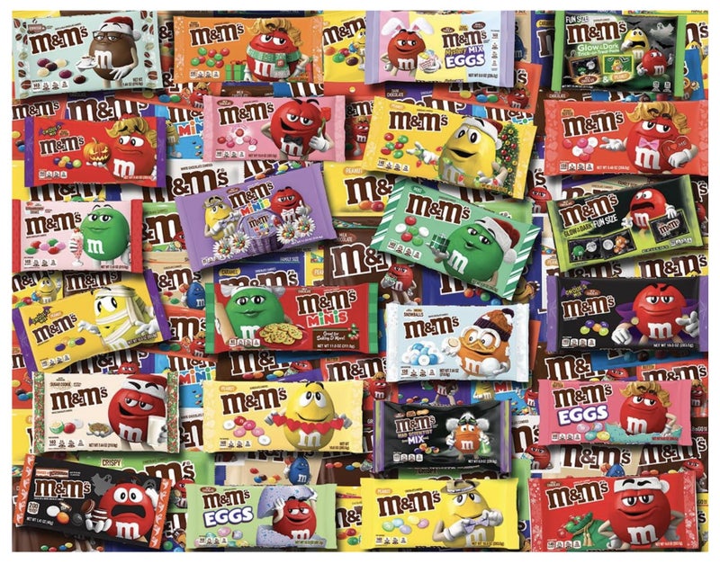 WHITE MOUNTAIN ألغاز جبل الأبيض - M&M's - 1000 قطعة لغز متشابك - Image 1