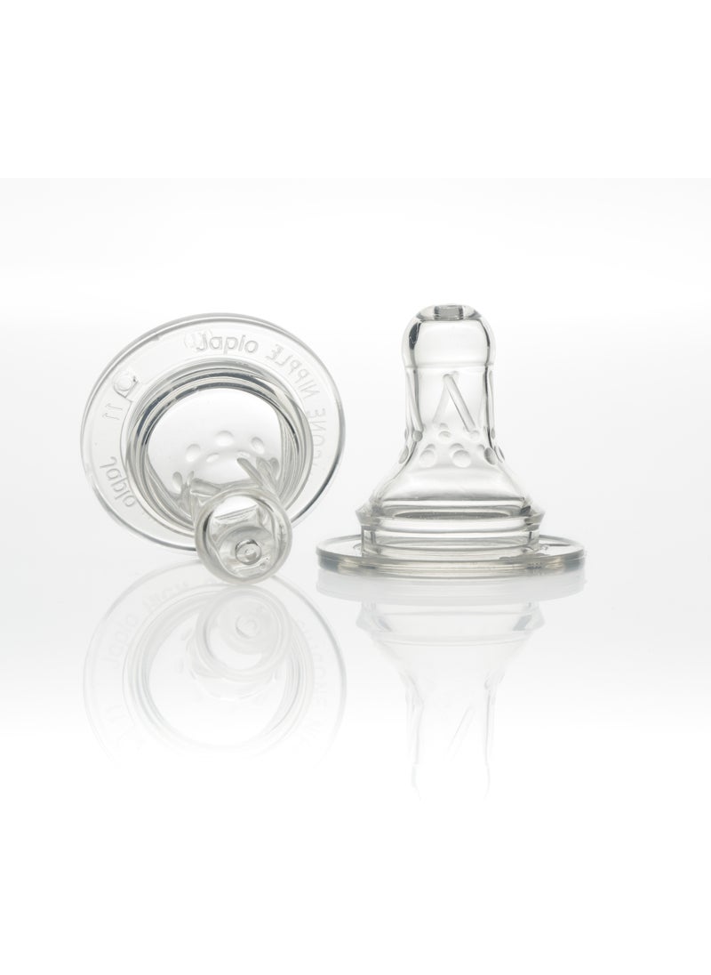Japlo - Round baby feeding Bottle with Anti-colic nipple & Lukewarm water mixer size 240 ml RD240 BOX ( assorted) - Image 1