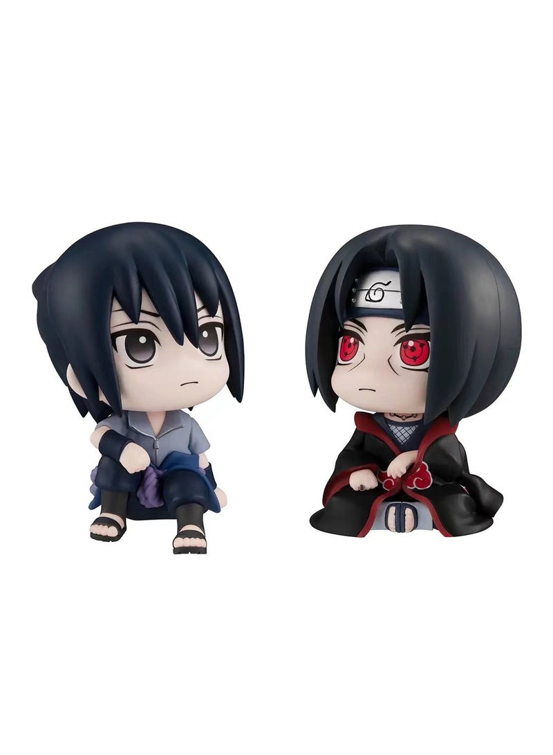 عام سلسلة دمى نموذجية لمسلسل ناروتو، أوتشيها ساسكي + أوتشيها إيتاشي PVC نموذج لعبة زينة تجميع هدايا - Image 1