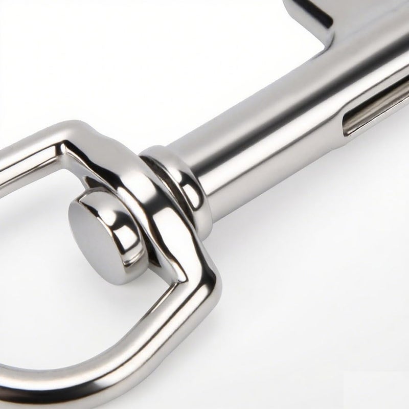 QAVBFA Swivel Bolt Snap Diving Clips – Premium Stainless Steel Single Ended Snap Hooks Buckle for Pet Leash, Scuba Diving, and More (100mm) - Image 5