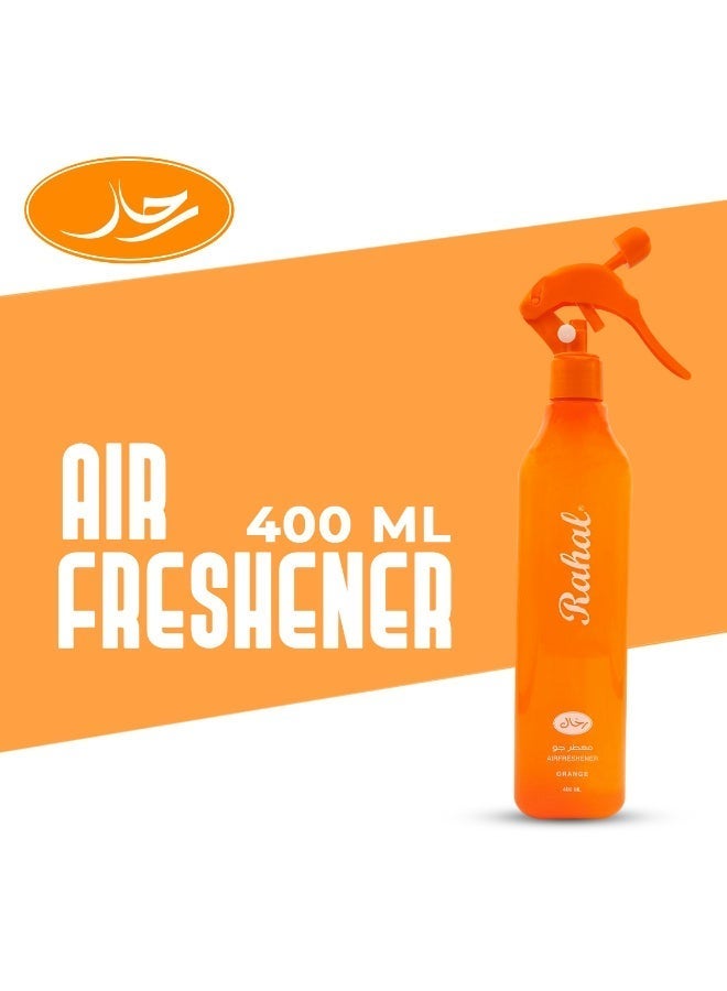 رحال بخاخ معطر جو سعة 400 مل - مزيل للروائح يدوم طويلاً - مناسب للسيارة، المنزل، المكتب والغرف - Image 1