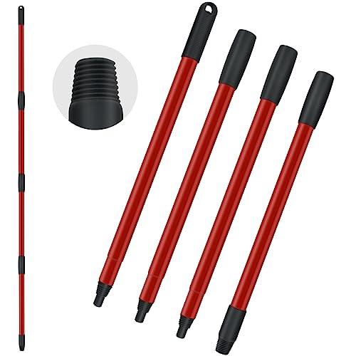 GFRED Spin Mop Handle Replacements for Oceda 4-Section Mop Replace Handle Compatible with O-Ceda Spin Mop Refills and Brooms, O ceda Mop Stick for Floor Clean, 30" to 58", Universal Fit Oceda Mop Head - Image 1