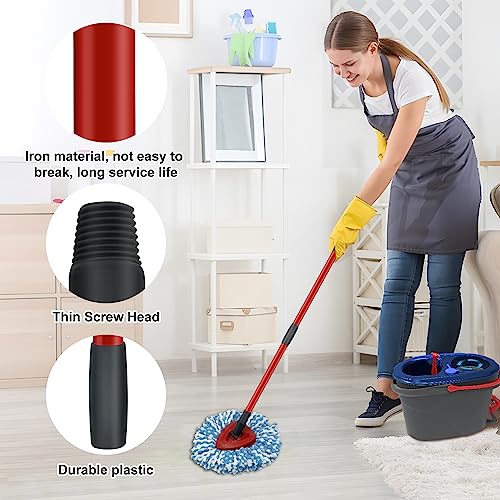 GFRED Spin Mop Handle Replacements for Oceda 4-Section Mop Replace Handle Compatible with O-Ceda Spin Mop Refills and Brooms, O ceda Mop Stick for Floor Clean, 30" to 58", Universal Fit Oceda Mop Head - Image 5