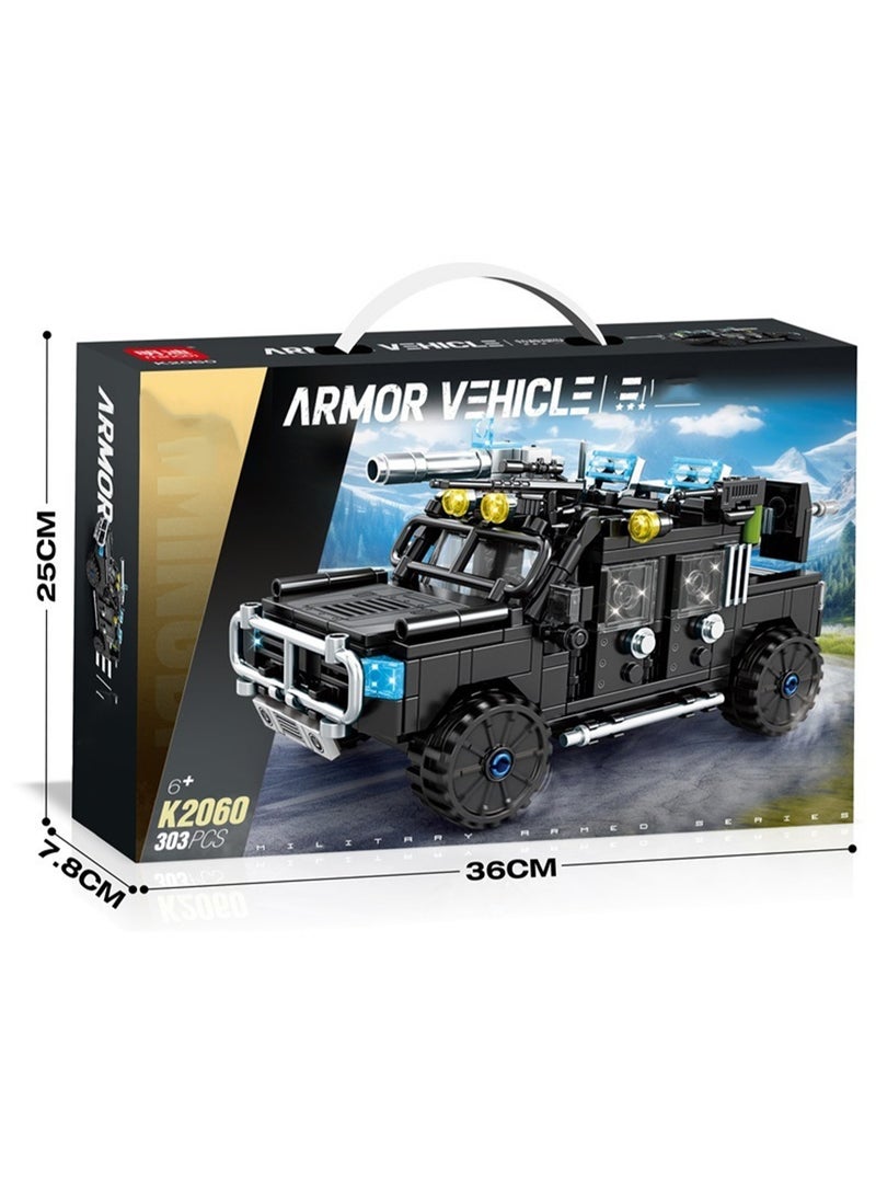 Special Forces Armored Vehicle 303pcs Building Set Toys, Large Building Blocks Educational Assembly, Best Learning And Role Playing, Gift For Boys And Girls Over 6 Years Old  - Image 2