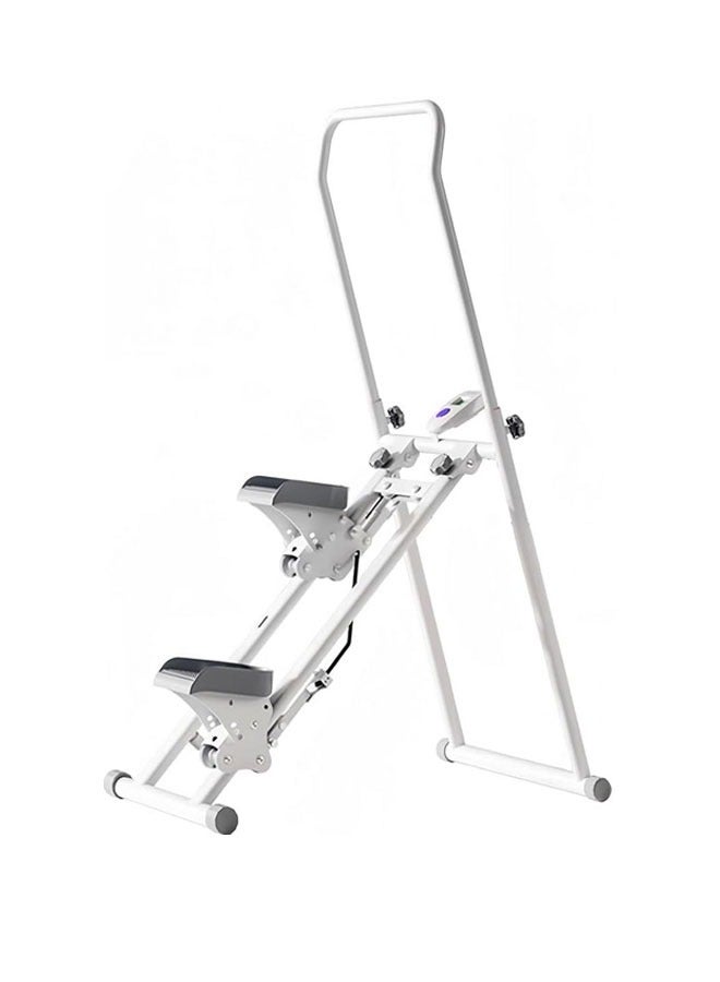 Max Strength Adjustable Foldable Vertical Stair Climber with LCD Display & Handlebar Cardio Machine - Image 1