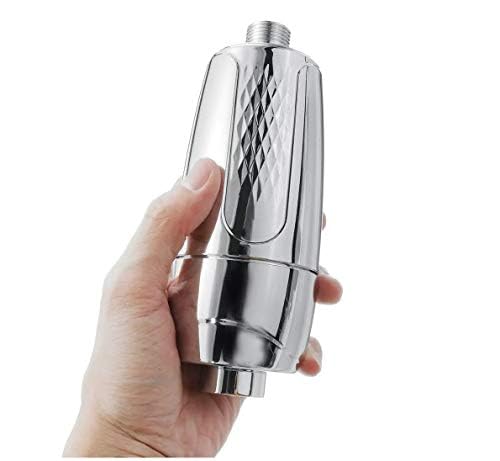 SBD WS15 PRO shower and tap filter for hard water with 15 stage Water Softener for Bathroom Hard Water Filter Chrome Pack of 1 - Image 2