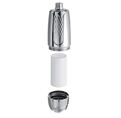SBD WS15 PRO shower and tap filter for hard water with 15 stage Water Softener for Bathroom Hard Water Filter Chrome Pack of 1 - Image 4