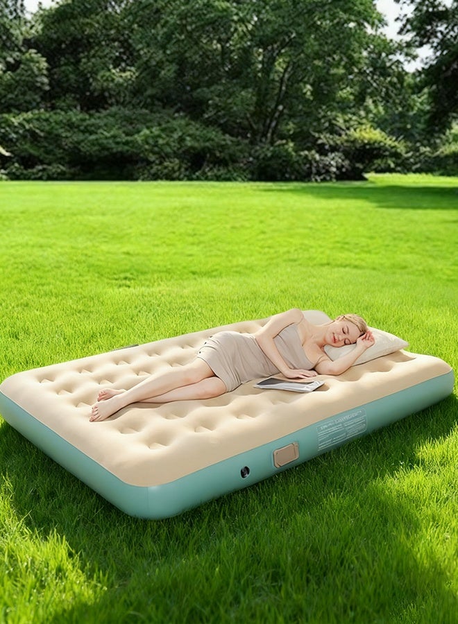 Inflatable bed automatic inflation mattress thickened and elevated inflatable bed household inflatable bed camping tent bed - Image 1