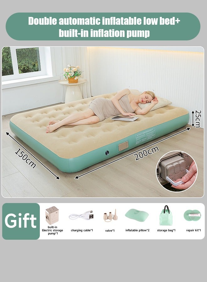 Inflatable bed automatic inflation mattress thickened and elevated inflatable bed household inflatable bed camping tent bed - Image 5