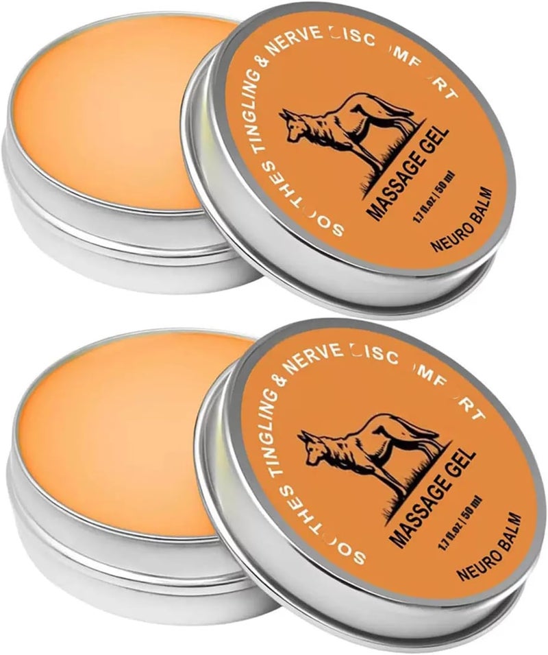 2 PCS Therawolf Neuro Balm, Muscle and Joint Builder Balm, Natural Joint Care Soothing Massage Cream，Joint Activities Throughout The Body，Daily Joint & Muscle Care - Image 1