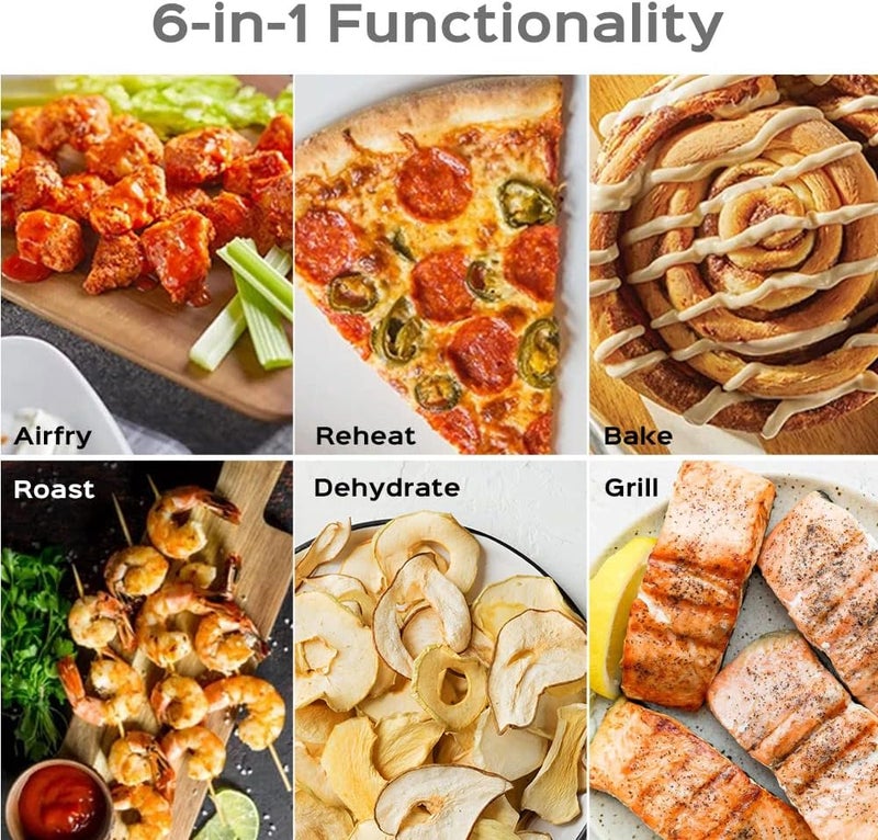 INSTANT Vortex 5.7L, 1700W Digital Air Fryer Single ClearCook Drawer and 6 Smart Programmes - Air Fry, Bake, Roast, Grill, Dehydrate, Reheat, 2 Years Manufacturer's Warranty - Image 5