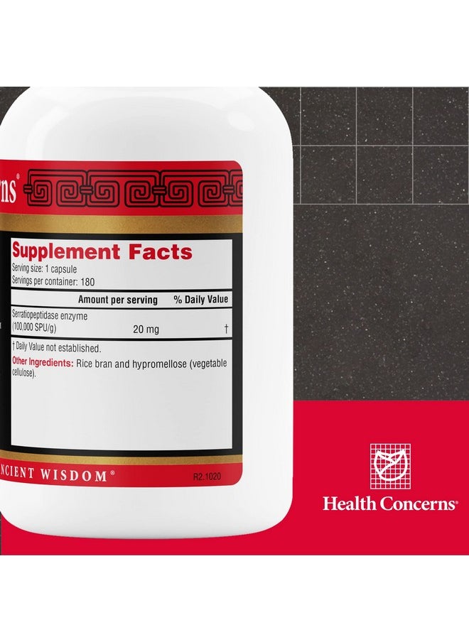 Health Concerns Serramend Immune Defense Support Supplement 180 Capsules  - Image 3