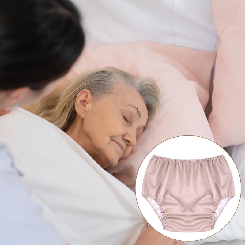 Breathffy 6 Pcs Adult Leakproof Incontinence Underwear for Women Men Pull on Cover Pant Washable Underpants Reusable Plastic Diaper Covers for Disabled, Elderly, Postpartum (Mixed Colors,X-Large) - Image 2