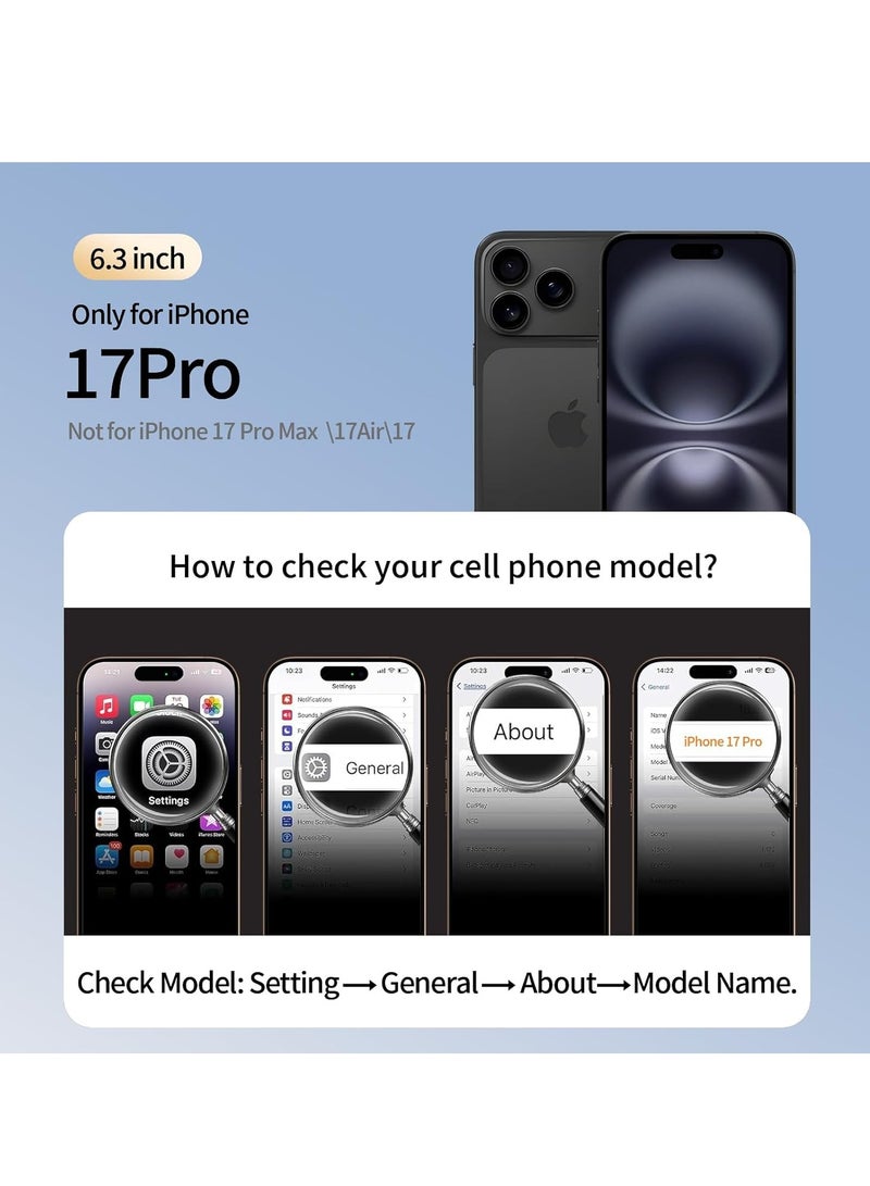 Houmt iPhone 17 Pro Case Soft Silicone Cover with Microfiber Lining Full-Body Protective Case For iPhone 17 Pro - Image 2