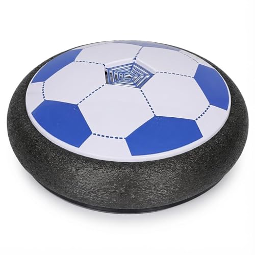 Hamleys Hover Football for Kids – Blue | Indoor Floating Soccer Toy | Safe Bumper Design | Indoor Air-Powered Soccer Toy - Image 1