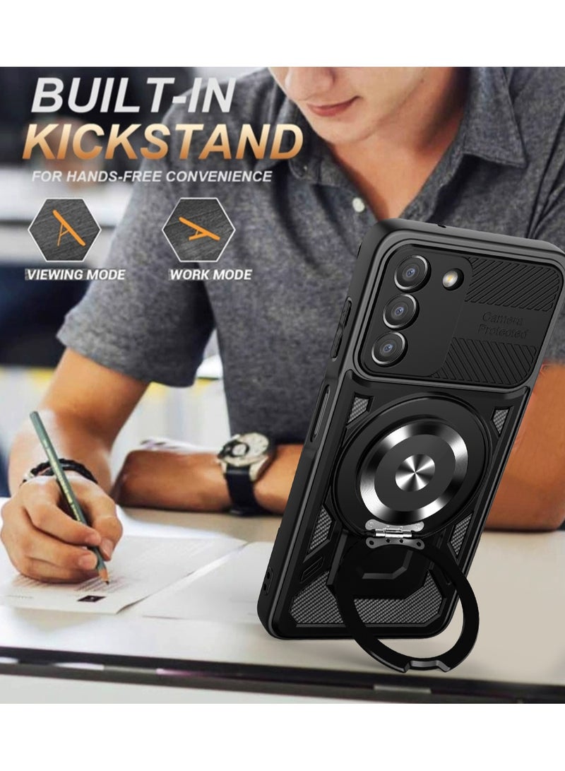 Case Cover Shock Resistant Protect Camera TPU + PC Compatible with Samsung Galaxy A26 (Black) - Image 5