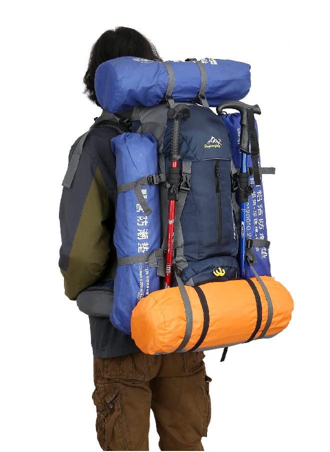 WoneNice - 50L(45+5) Waterproof Hiking Backpack - Outdoor Sport Daypack With Rain Cover - Image 1