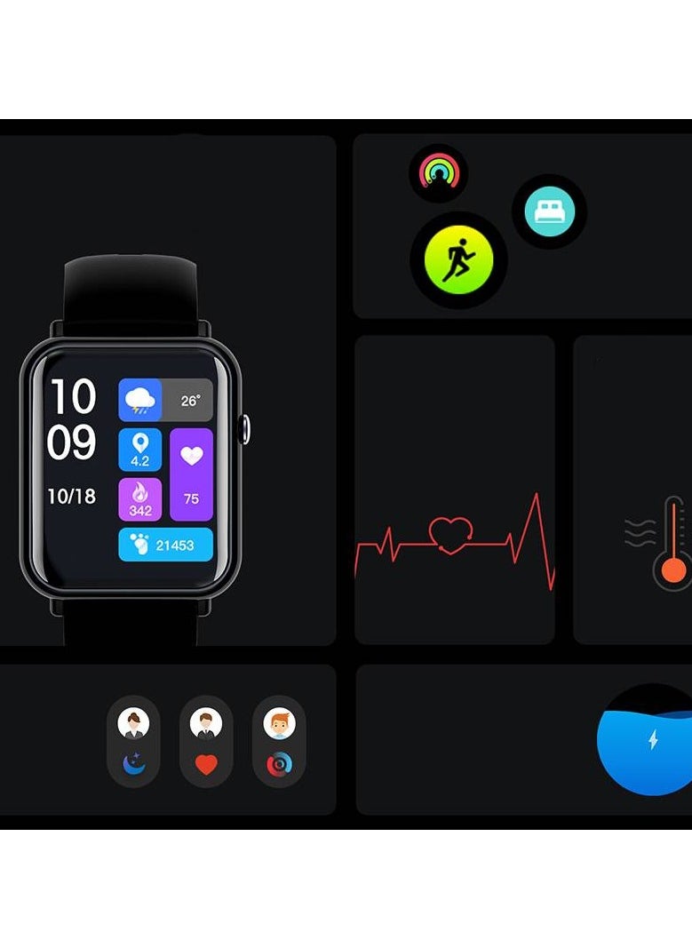 Zeblaze S9 Smart Watch with Bluetooth Calling Heart Rate Monitoring and Blood Pressure Tracker for Men's Health and Sports  - Image 3