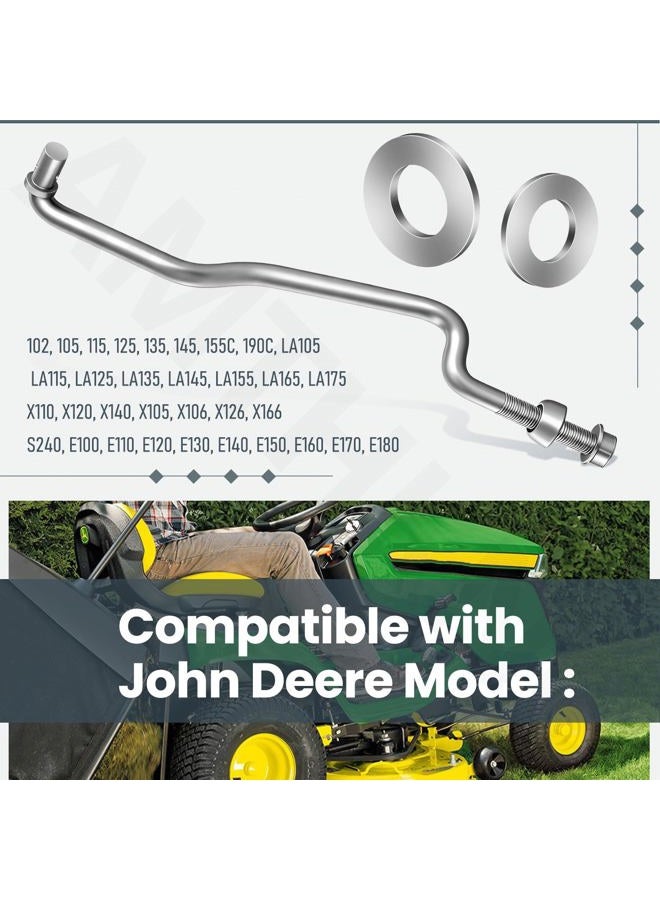AMTHKNO GX20497 Front Draft Arm Kit - Compatible with John Deere GX20497A M112982 H135891 24M7044, for Mower Deck Lift Linkage Arm 102 115 125 155C D155 LA L100 L120 L130 LA120 D140 X S E Series, w/Hardware. - Image 5