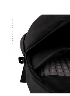 Generic Haven Satchels Office Backpack, Laptop Bag for unisex with Shockproof 17-inch Laptop - No:B5001 - Black  - Image 2