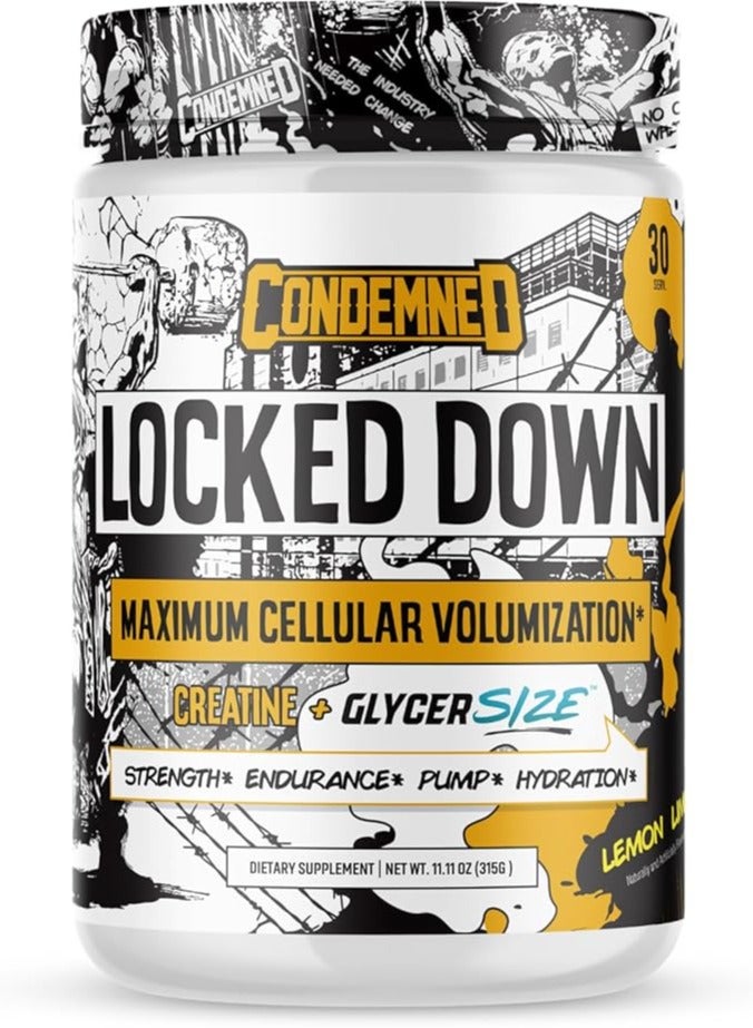 Condemned Laboratoriez Condemned Labz creatine + Glycersize 30 servings lemon lime - Image 1
