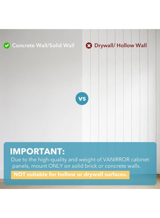 VANIRROR 2330-white Wall Cabinet - Image 3