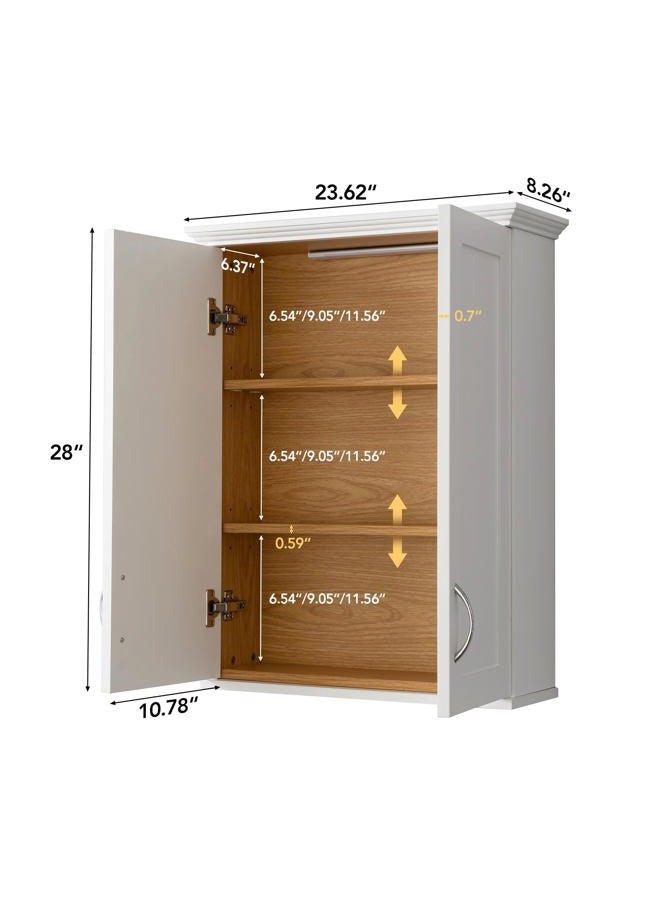 VANIRROR 2330-white Wall Cabinet - Image 2