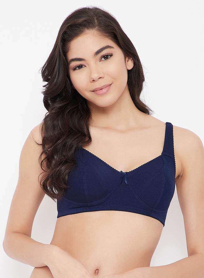 Clovia Pack of 2 - Solid Non-Padded Non-Wired Full Coverage Bra - Image 4