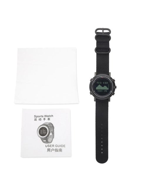 SUNROAD Multi‑function Sports Watch Waterproof Altimeter Compass Stopwatch Barometer Pedometer