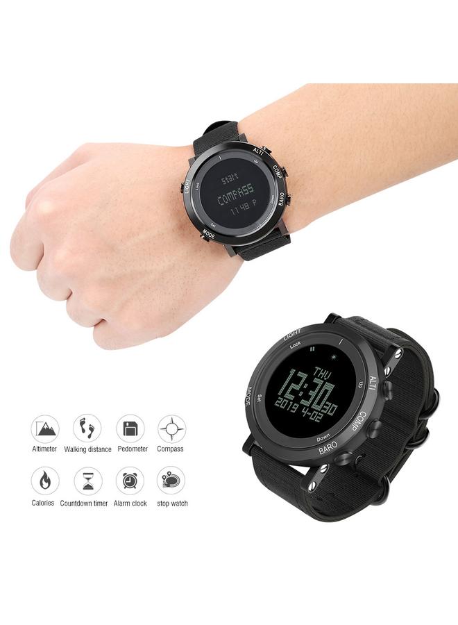 SUNROAD Multi‑function Sports Watch Waterproof Altimeter Compass Stopwatch Barometer Pedometer