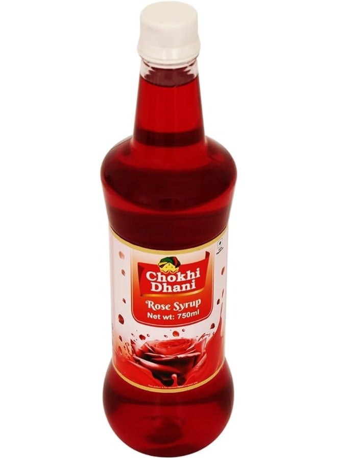 Chokhi Dhani Rose Syrup 750 ml - Image 4