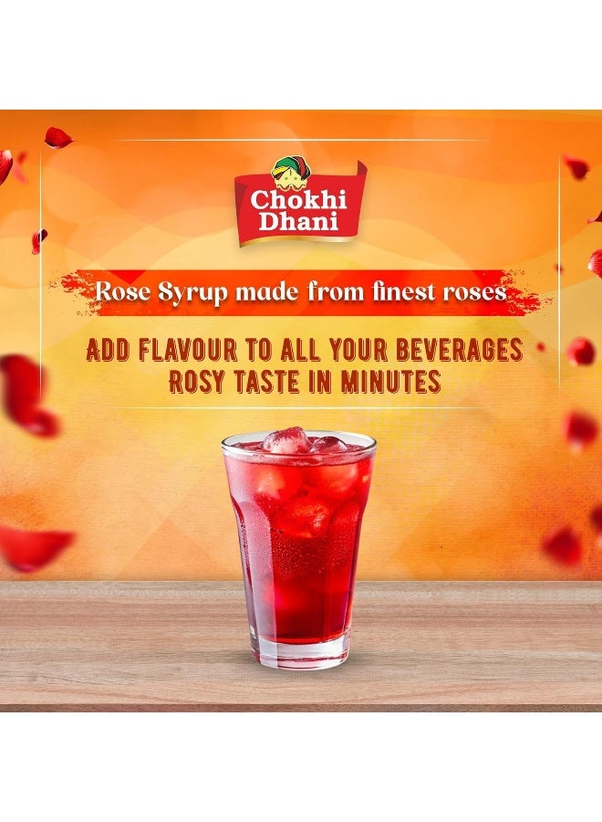 Chokhi Dhani Rose Syrup 750 ml - Image 5