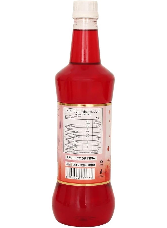 Chokhi Dhani Rose Syrup 750 ml - Image 2
