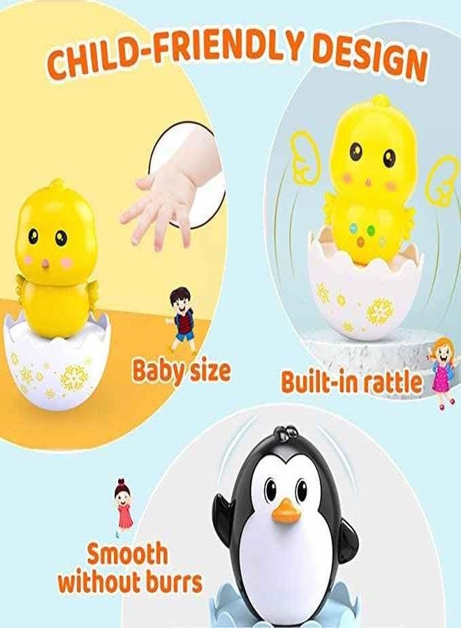 COSMOBABY خشخيشة أطفال فاخرة من كوزموبابي، لعبة خشخيشة على شكل حيوانات وطيور لطيفة - قطعة واحدة عشوائية من الحيوانات والطيور (عبوة من قطعتين) - Image 5
