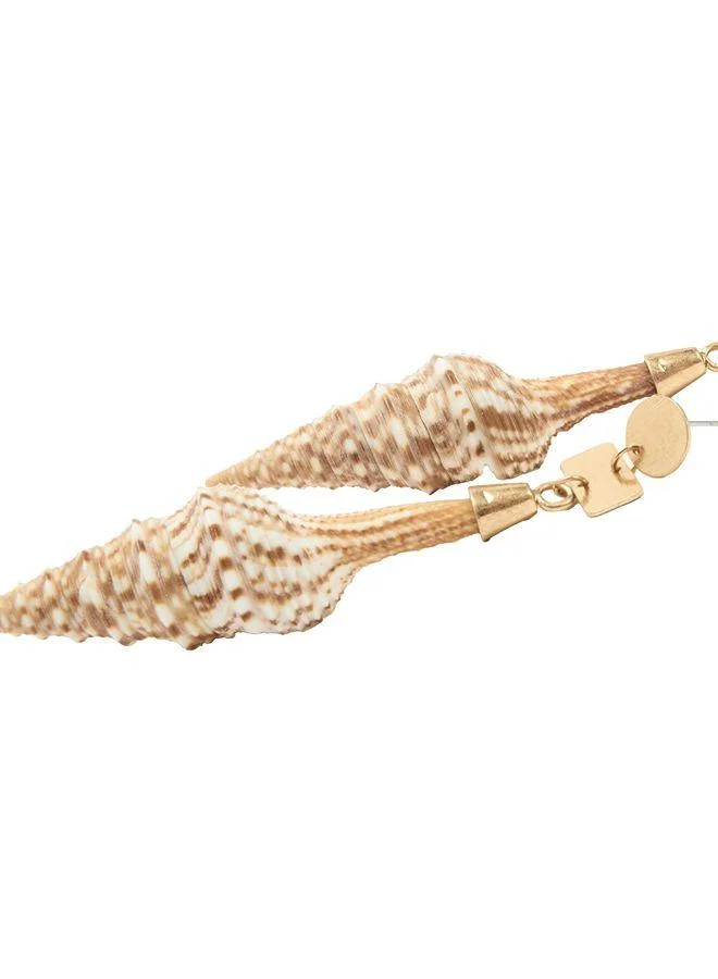 Parfois Long Earrings With Shells