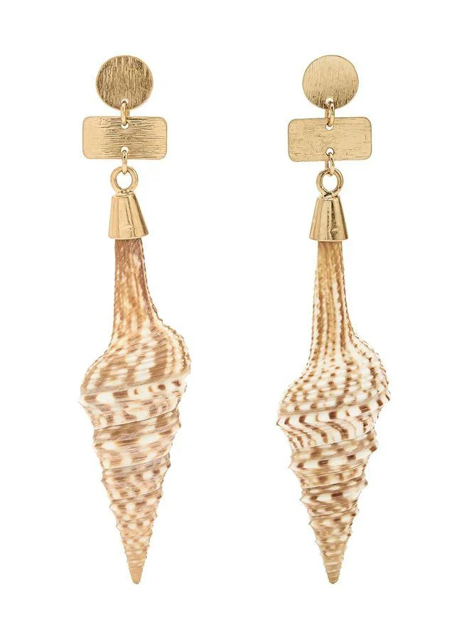 Parfois Long Earrings With Shells