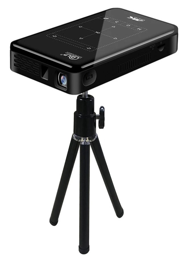 AROAQ DLP P09-II Full HD 4K Projector – Android 9.0, Mini Portable Smart Beamer with WiFi, Bluetooth 4.2, 2GB DDR4 + 32GB Storage, 5000mAh Battery, Home Cinema - Image 1