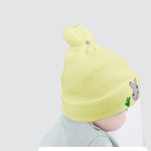 TRUE INDIAN Kids Soft Winter Woolen Caps for New Born Baby for Baby Boys & Baby Girls Beanie Hat Cap Warm Cap for Baby Kids Cap (0-3 Months,D.Pink+Beg+ORGE) - Image 2