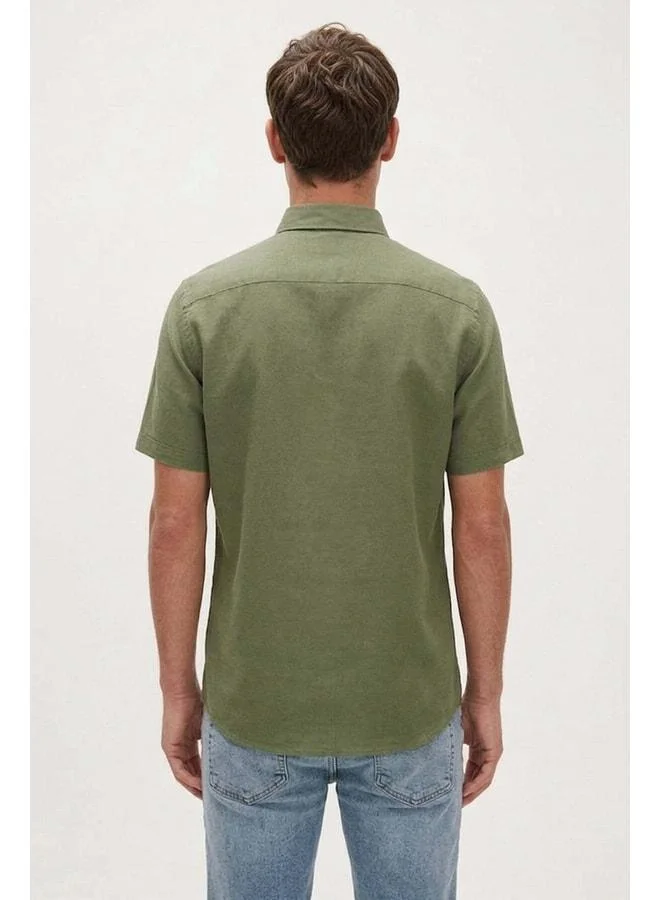 Bad Bear  Drafty Pale Green Short Sleeve Men's Shirt. for Men | Best Price UAE