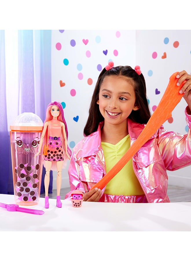 Barbie Pop Reveal Bubble Tea Series Doll & Accessories with Pet, 8 Surprises Include Color Change, Cup with Storage (Styles May Vary)  - Image 2
