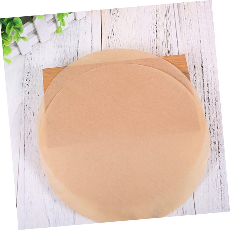 Round BBQ Paper Liners 19x19cm Non Stick Baking Sheets for Oven Microwave Cooking Steaming Grilling 100 Pcs - Image 3