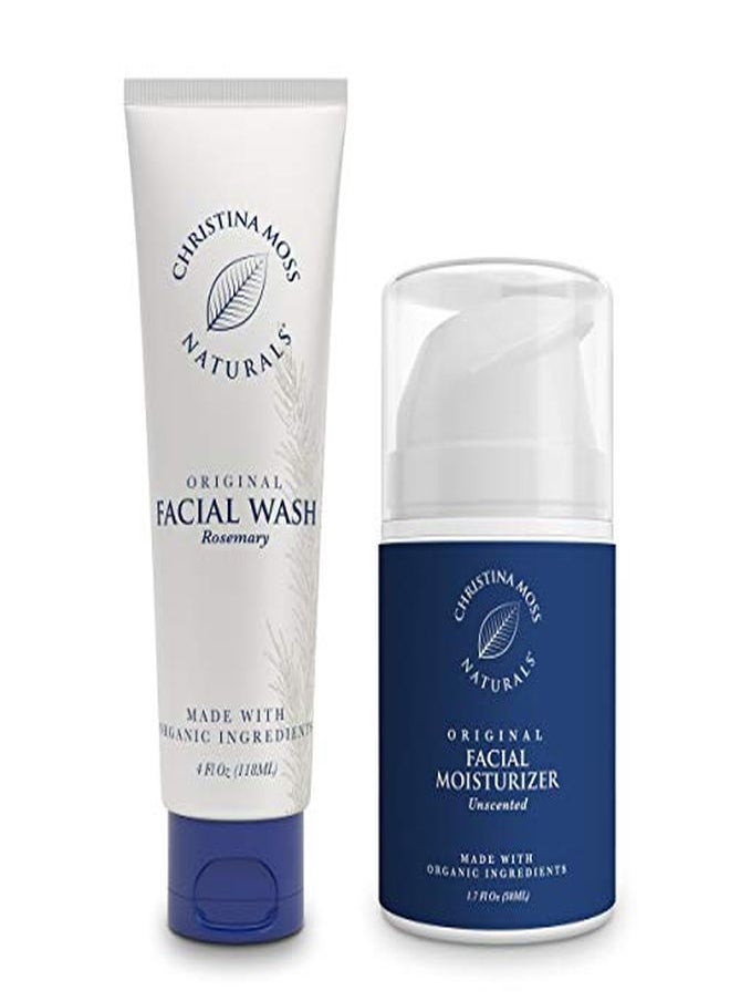 Christina Moss Naturals - كريم مرطب للوجه من دي ويث بالصبار العضوي لترطيب وتغذية البشرة الحساسة الدهنية أو الجافة جداً، مضاد للتقدم في السن ومضاد للتجاعيد، كريستينا موس ناتشورالز (بلا رائحة) - Image 1