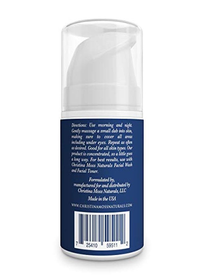 Christina Moss Naturals - كريم مرطب للوجه من دي ويث بالصبار العضوي لترطيب وتغذية البشرة الحساسة الدهنية أو الجافة جداً، مضاد للتقدم في السن ومضاد للتجاعيد، كريستينا موس ناتشورالز (بلا رائحة) - Image 1