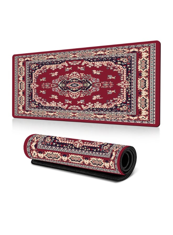 Large Gaming Mouse Pad, XXL Desk Mat,Arabic style mouse pad 900*400*4mm,Thick Rubber Desk Pad Mouse Pad - Image 3
