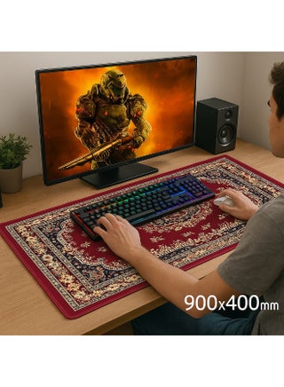 سجادة ماوس ألعاب احترافية مقاس x400 مم - ماوس باد XXL بسماكة 4 مم بتصميم عربي أنيق - view 5