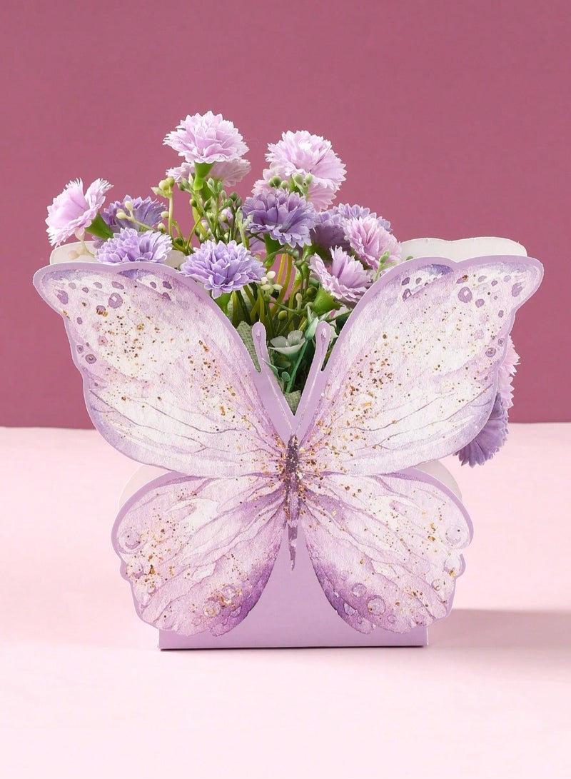 Generic Butterfly-Themed Favor Boxes – Set of 6 Perfect for wrapping small gifts or sweets for birthday parties, weddings, kids’ celebrations, baby showers, and all special occasions - Image 4