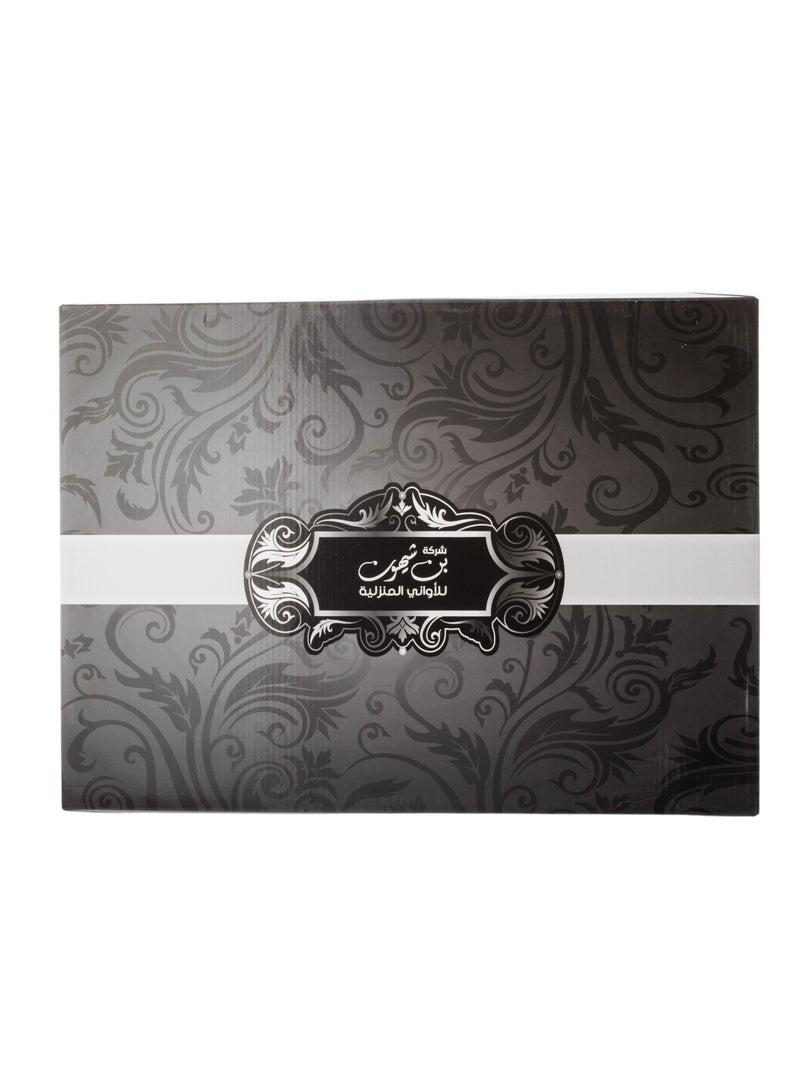 Bin Shahon Silver Metal Oval Serving Tray Medium - Image 5
