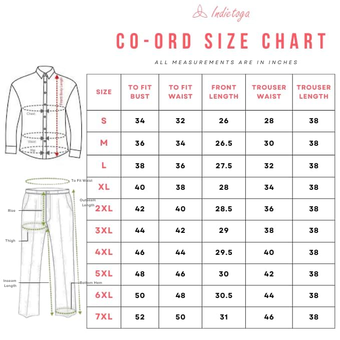 Indietoga Polyester Women's Plus Size Casual Co-Ords Set (10001440_Black & White Printed_5Xl) - Image 2
