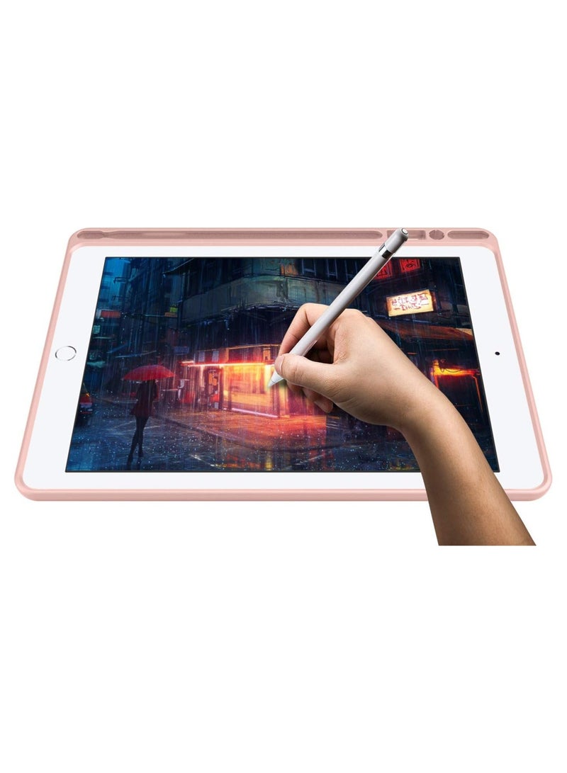 Raxoom iPad 9th/8th/7th Generation case (2021/2020/2019) iPad 10.2-Inch Case with Pencil Holder [Sleep/Wake] Slim Soft TPU Back Smart Magnetic Stand Protective Cover Cases - Image 5